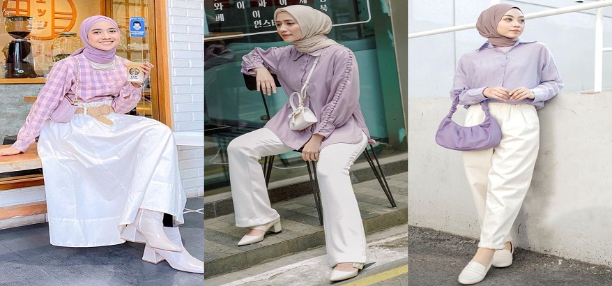 Temukan Inspirasi Jilbab Yang Cocok Untuk Warna Baju Lilac Secara Lengkap di Ladiestory.id