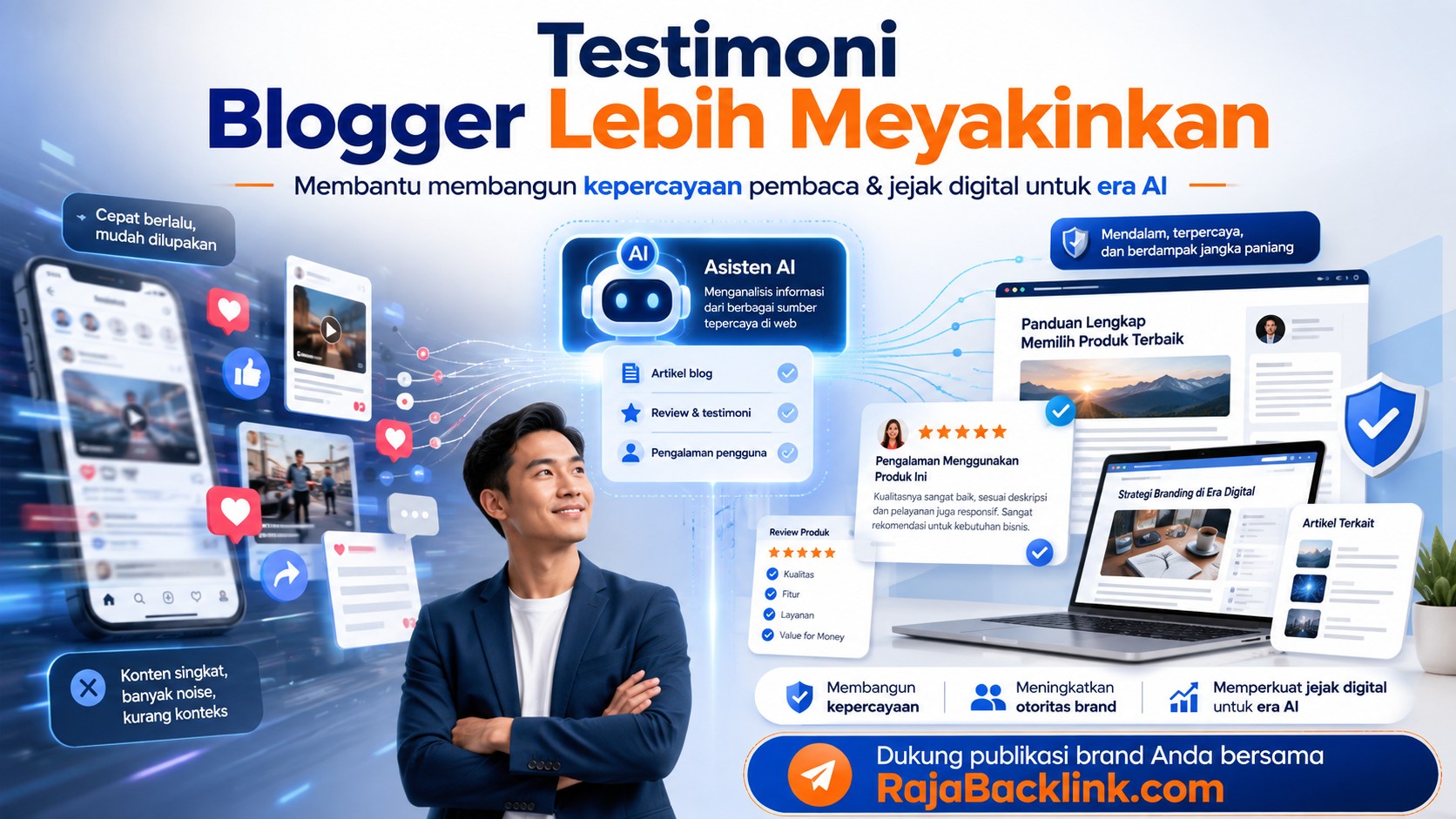 Mengapa Testimoni Blogger Semakin Penting di Era AI? Bukan Sekadar Review, tetapi Jejak Digital yang Membangun Kepercayaan